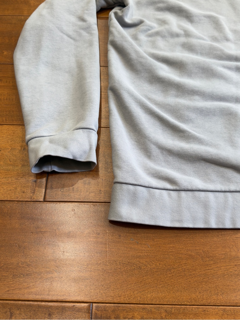 Kappa Light Gray Hoodie with Purple Logo - Picture 9 of 14